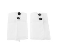 Toyvian Puños Falsos de Algodón Blanco para Mujer, Manga de Mano Falsa Elegante y Versátil, Adecuado para Decoración de Disfraces y Uso Casual en Fines de Semana