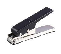 Toyvian Punzón para Púas de Guitarra de Hierro, Perforadora Grande Negra y Plateada, Herramienta Portátil para Fabricación DIY de Pastillas y Accesorios de Guitarra, Adecuado para Músicos