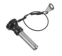 Toyvian Push Button Lock Pin Inoxidable para Sistemas de Audio Line Array Pasador de Liberación Rápida con Bola para Posicionamiento Seguro y Preciso Diámetro Φmm Efectivos