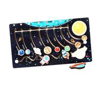 Toyvian Puzzle de Madera Sistema Solar Educativo Juguete Infantil Desarrollo Habilidades Motoras Científico