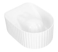 Toyvian Recipiente Diseño de Soporte para Manos para Acrílico Blanco Remojar Uñas Adecuado para Tratamientos Nutritivos y Cuidado Profesional de Manicura