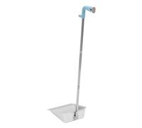 Toyvian Recogedor de Basura Inoxidable con Mango Alargado Antióxido para Limpieza Doméstica sin Doblar Pala Resistente y Práctica para Hogar y Oficina Color Aleatorio