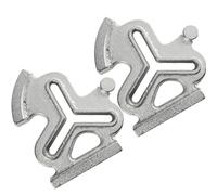 Toyvian Regla de Acolchado Triangular Calibre de Posicionamiento Preciso y Resistente de Hierro 2 Piezas para Máquina de Coser para Proyectos de Costura en Tela