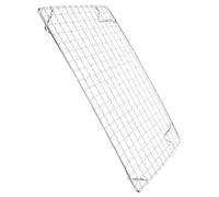 Toyvian Rejilla de Parrilla de Acero Inoxidable con Patas 28x18 Cm, Malla Rectangular para Barbacoa y Hornear, Rejilla de Enfriamiento Multiusos para Cocina al Aire Libre y Camping