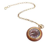 Toyvian Reloj De Bolsillo Vintage De Cuarzo y Aleación Negro Esfera Digital, Estilo Clásico Masculino, Uso Diario y Decorativo, Tamaño Compacto