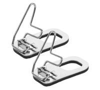 Toyvian Reposaflechas Abatible de Doble Alambre de Acero para Recurva, Soporte de Flechas Magnético para Diestros y Zurdos, Kit 2 Piezas Resistente para Tiro al Aire Libre