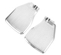 Toyvian Reposapiés Ajustable Para Silla De Ruedas, Par De 2 Unidades De Aluminio Reforzado Antideslizante, Plataforma Elevada Para Aliviar Carga y Uso Diario Seguro Para Personas Mayores