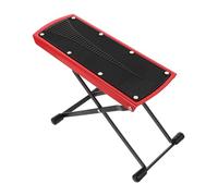 Toyvian Reposapiés De Guitarra Clásica Taburete Plegable De Metal Antideslizante Altura Ajustable Para Acústica Eléctrica Para Practicar Casa