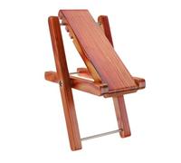 Toyvian Reposapiés de Madera para Guitarra Ajustable Antideslizante Plegable de Velocidades para Guitarrista para Practicar Casa o Ensayo Estudio