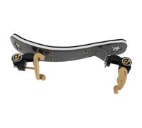 Toyvian Reposapiés para Violín 3/4-4/4 Ligero de Aleación de Aluminio Almohadilla de Espuma Ajustable para Hombro, Soporte Estable Base de Goma y Diseño en Fibra de Carbono para Práctica