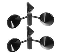 Toyvian Repuesto de 2 Piezas de Cubierta Abs para Anemómetro de 3 Tazas Medición Inteligente de Velocidad del Viento para Agricultura y Observación Meteorológica