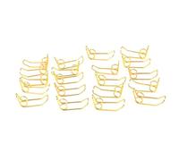 Toyvian Resortes de Válvula para Trompeta Dorados Pequeños 25,2 Mm, 20 Unidades, Muelle Metálico de Alta Resistencia para Suministro y Reparación de Instrumentos de Viento de Latón