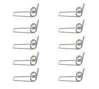 Toyvian Resortes para Llave Watergate de Trompeta, 10 Piezas, Color Negro, Accesorios para Manantiales de Drenaje, Repuestos para Bombardino, Componentes Metálicos Antióxido