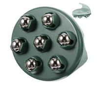 Toyvian Rodillo Masajeador Manual 7 Bolas para Cuello, Espalda y Piernas, Masaje Corporal para Aliviar Estrés y Mejorar Circulación, Accesorio Portátil para Uso Diario