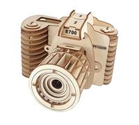 Toyvian Rompecabezas Cámara 3D De Madera