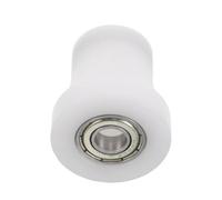 Toyvian Rueda de Rodillo Ranurada para Tubo, Polea Ranura en U de Plástico, Repuesto para Gimnasio, Rueda Guía para Cojín de Asiento, Rodillo para Ejercicios Abdominales, Uso Doméstico