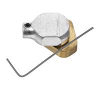 Toyvian Rueda Excéntrica Giratoria Dorada con Rodamiento Ajustable y Llave de Tornillo de 0.9mm, 2 Piezas en Aleación para Ajuste Preciso Color Aleatorio para Máquina de Tatuajes
