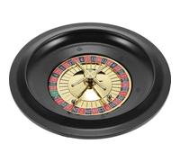 Toyvian Ruleta rusa de mesa, rueda de madera, juego de mesa, rueda de póker, estilo europeo, plástico