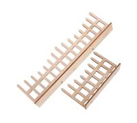 Toyvian Scale Mini Fence For Dollhouse and Micro Landscape DIY Wood Material For Small Garden and Mini Farm Decoration