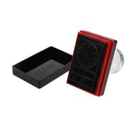 Toyvian Sello de Reloj Educativo para Niños Estudiantes Pequeño Tamaño Estampador de Aprendizaje de Juguete Pedagógico para Manualidades y Proyectos Creativos Rojo