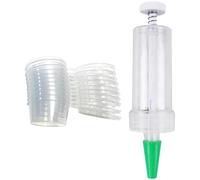 Toyvian Sembradora Portátil Manual de Plástico para Jardinería y Plantación | Control Práctico de Siembra, Diseño Simple y Portátil, para Entusiastas de Jardinería Color Aleatorio