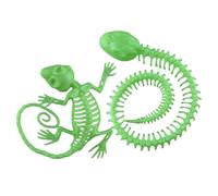 Toyvian Serpiente Que Brilla Oscuridad de Plástico Color Verde Claro, Fácil de Mover y Resistente, Accesorio Divertido para Fiestas de Halloween y Trick Or Treat
