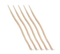 Toyvian Serpientes Articuladas de Madera Flexibles 30 CM 5 Piezas sin Pintar Juguete Realista y Decorativo para Manualidades Infantiles y Disfraces de Halloween