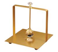 Toyvian Servilletero para Mesa de Metal Dorado con Diseño Cuadrado y Elegancia Moderna, Soporte Decorativo para Servilletas Fácil de Usar en Restaurantes y Hoteles