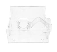 Toyvian Servilletero Transparente de Acrílico Pulido, Caja Cuadrada de Gran Capacidad para Servilletas de Papel, Dispensador sin Taladro para Uso Doméstico y Restauración, Soporte