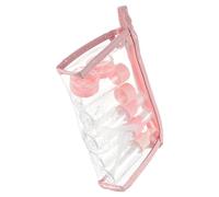 Toyvian Set de 11 Botellas Vacías Portátiles para Cosméticos, Frascos Plásticos Reutilizables para Loción y Crema Facial, Color Rojo, Tamaño Viaje, Envases Rellenable para Cuidado Piel