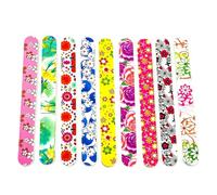 Toyvian Set de 30 Limas de Uñas Pulidoras Esponja Impresa Bloque de Lijado de Uñas Suave para Manicura Herramientas Profesionales para Cuidado y Pulido Colores Color Color Aleatorio