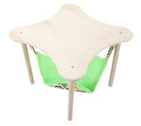 Toyvian Set De Hamaca Saltando Colgante Conejillo De Indias Guinea Tier Camas para Cobayas Cómoda Hamaca para Hámster Preciosa Cama De Hámster Accesorios con Cobayas Hamacas De Madera