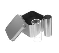 Toyvian Slides de Guitarra y Portátil en Bolsa Set de 2 de Acero Inoxidable y Acrílico Ligero Realce de Sonido Ideales para Guitarra Eléctrica