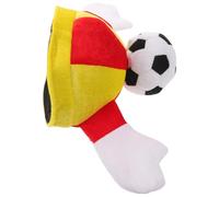 Toyvian Sombrero de Fútbol de Terciopelo con Diseño Único en Forma de Balón y Aplausos para Eventos de Celebración y Fiestas de Fútbol