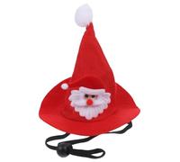 Toyvian Sombrero Navideño Adorable para Mascotas Gorro De Papá Noel Navideño para Gatitos Accesorio para Disfrazar Perros Fiesta De Navidad