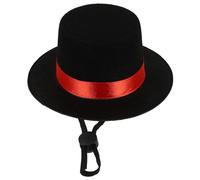 Toyvian Sombrero para Mascotas Pequeño S Accesorio de Disfraz para Perros y Gatos Gorro de Copa Formal en Color Negro Adecuado para Fiestas y Celebraciones 1 Pieza