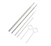 Toyvian Sonda Profesional de Género para Serpientes de Acero Inoxidable, Reutilizable y Portátil Punta Redonda para Pitones y Reptiles, Detector Preciso para Cría y Salud de Mascotas