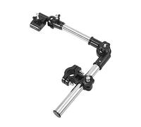 Toyvian Soporte Ajustable Fácil de Desmontar para Sombrilla Silla de Ruedas Abrazadera Resistente de Abs y Acero Inoxidable para Días Calurosos y Lluviosos