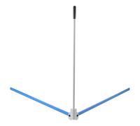 Toyvian Soporte Ajustable para Patadas de Fútbol Juvenil y Rugby Metálico Portátil en Azul y Blanco Accesorio para Entrenamiento y Práctica en Campo y Patio