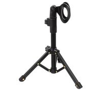 Toyvian Soporte de Micrófono Telescópico de Metal con Trípode Plegable y Altura Ajustable para Escritorio, Soporte de Micrófono con Brazo Articulado para Podcast, Grabación y Transmisión