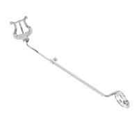 Toyvian Soporte De Partituras Musicales Para Clarinete Lyre De Marcha y Soporte Para Flauta Clip Para Sostenimiento De Saxofón y Papeles Accesorios De Instrumentos Musicales
