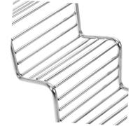 Toyvian Soporte de Tacos de Acero Inoxidable con Bandeja y Dos Vasos para Salsas para Reuniones Familiares y Restaurantes Práctico y Resistente Compatible con Platos Estándar