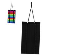 Toyvian Soporte Exhibidor Cinturones Taekwondo con Múltiples Montaje sin Tornillos Organizador Resistente y Versátil para Cinturones Marciales para Pared o Puerta