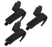 Toyvian Soporte para Cartuchos Fonográficos de 3 Piezas Negro, Portaagujas para Tocadiscos Compatible, Organizador para Cabezal Fonógrafo y Cartucho Vinilo, Accesorio para Equipo