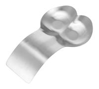 Toyvian Soporte para Cuchara Doble Grande de Acero Inoxidable 430, Bandeja para Cubiertos y Espátula, Estante para Cucharas de Sopa Resistente y Multifuncional para Cocina Doméstica