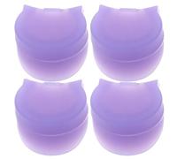 Toyvian Soporte para Dedo de Silicona para Clarinete, Almohadilla Ligera para Pulgar, Color Violeta, 4 Piezas, Accesorio para Alivio y Apoyo al Tocar Clarinete