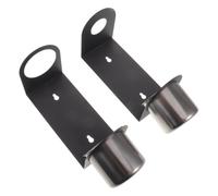 Toyvian Soporte para Embudos de Hierro Negro con Almacenamiento Seguro, Soporte de Pared y Bandejas Extraíbles para Taller y Uso Técnico