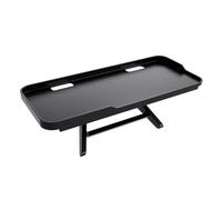 Toyvian Soporte para Estante Superior de Televisor sin Perforaciones, Organizador de Plástico Abs Negro para Decodificadores y Enrutadores, Estante de Almacenamiento Compacto para Sala