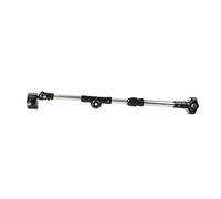 Toyvian Soporte Para Paraguas Ajustable Para Bicicleta y Cochecito De Ñiño, Acero Inoxidable, Plegable, Negro, Protección Solar y Lluvia Para Sillas De Ruedas y Paseo Al Aire Libre