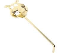 Toyvian Soporte para Partituras de Trompeta de Marcha Portátil, Clip Metálico Compacto Dorado para Lira de Trompeta y Corneta, Accesorio Musical Resistente y Ligero para Uso en Banda